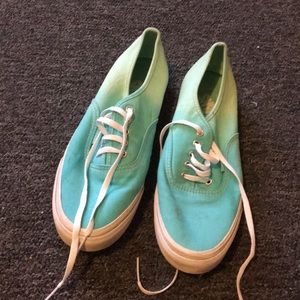 Turquoise vans
